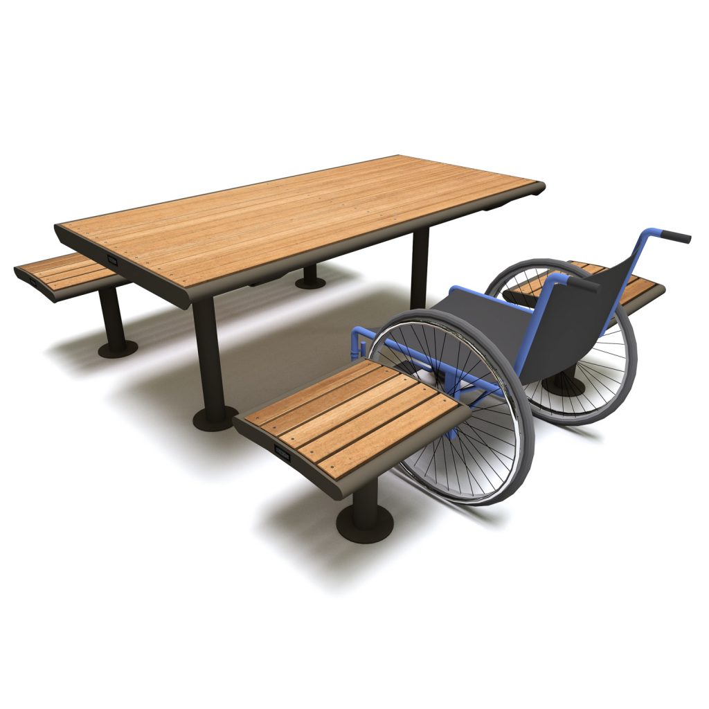 Rendezvous accessible picnic set